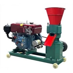 Pelet Yem Makinesi KL-160/-8hp-dizel motorlu